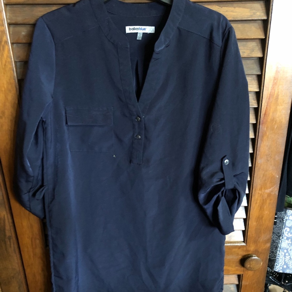 Navy blue tunic